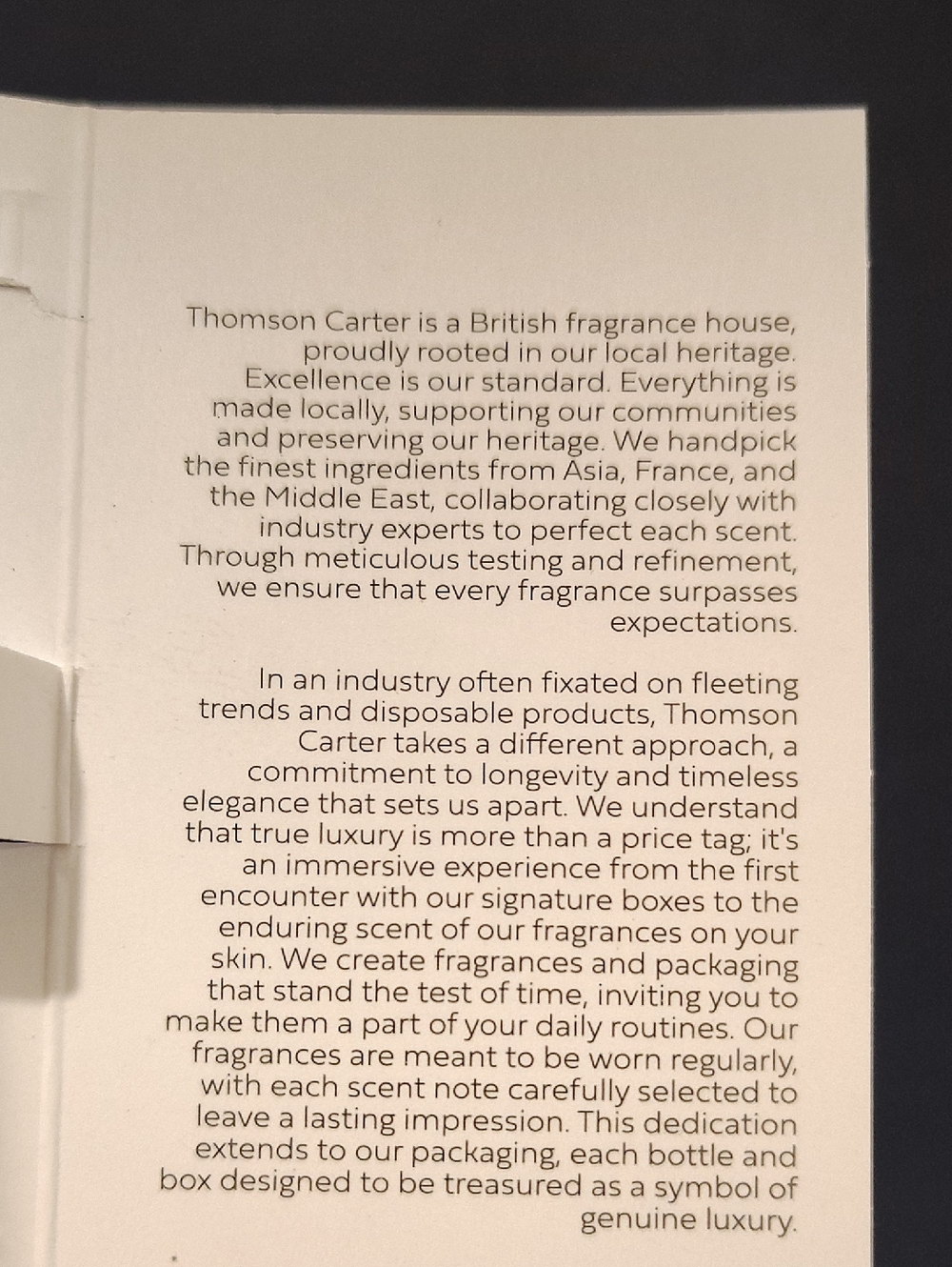 Thomson Carter Sampler Pack With Drawstring Pouch - Picture 9 of 9